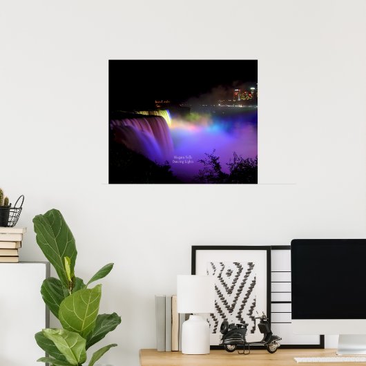 Niagarafälle, Tanzlichter, Poster (Heimbüro)