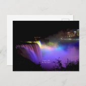 Niagarafälle, Tanzlichter, Postkarte (Vorne/Hinten)