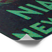 Niagra Falls Vintage Travel Poster Artwork (Ecke)