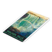 Niagra Falls Vintage Travel Poster Artwork Magnet (Linke Seite)