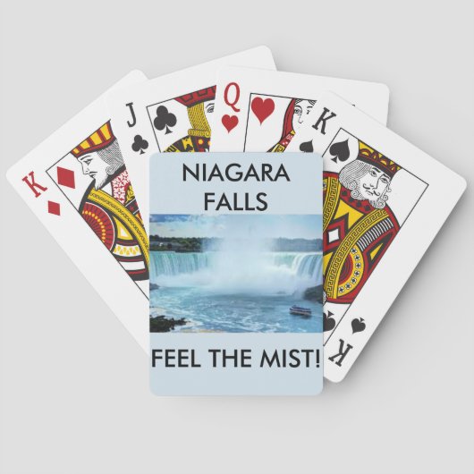Niagra fällt Plattform der Spielkarten (Rückseite)