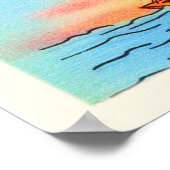 Niantic Connecticut CT Old Vintage Reise Souvenir Poster (Ecke)