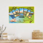 Niantic Connecticut CT Old Vintage Reise Souvenir Poster (Küche)