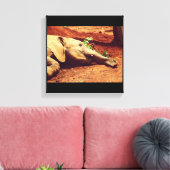 Niarobi Elephant Leinwanddruck (Insitu (Wohnzimmer))
