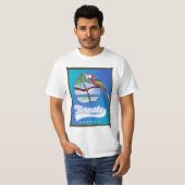 Nias Island Indonesia Reiseplan T-Shirt (Vorne ganz)