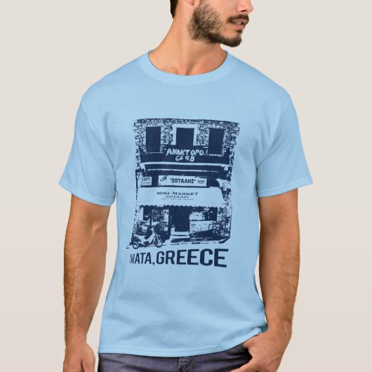 Niata Zotali der T - Shirt Männer (hellblau) (Vorderseite)