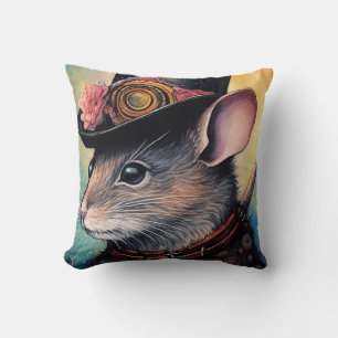Nibblenose-Zylinderhut-Steampunk Kissen