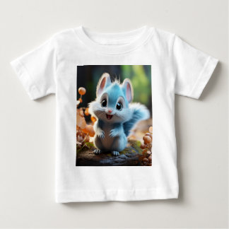 Nibbly - das blaue Eichhörnchen Baby T-shirt