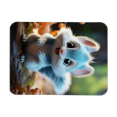 Nibbly - das blaue Eichhörnchen Magnet (Horizontal)