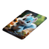 Nibbly - das blaue Eichhörnchen Magnet (Linke Seite)