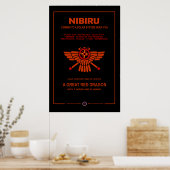 Nibiru - Planet des Crossing Poster (Küche)