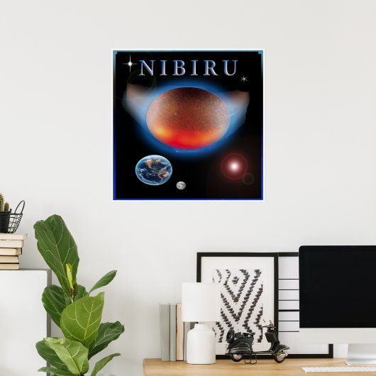 Nibiru-Poster Poster (Heimbüro)