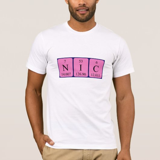 Nic Periodenname Shirt (Vorderseite)