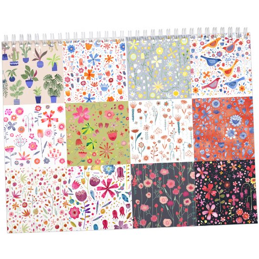 Nic Squirrell Blumenbilder Kalender