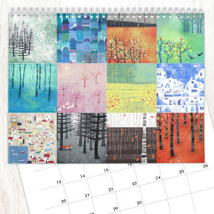 Nic Squirrell Landschaftsbilder Kalender