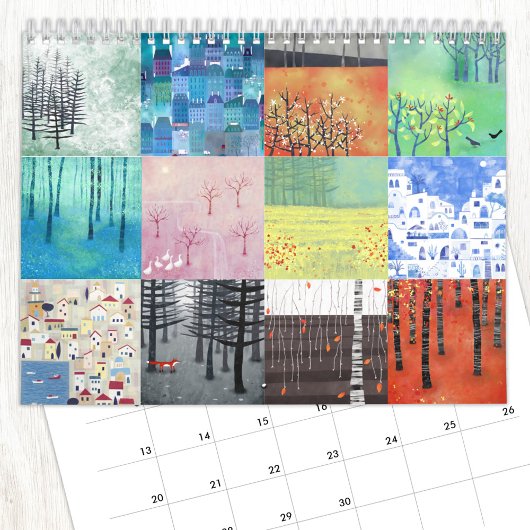 Nic Squirrell Landschaftsbilder Kalender