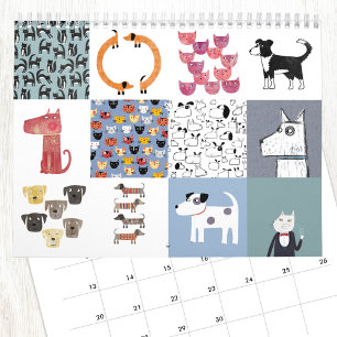 Nic Squirrell Verrückte Katzen und Hunde Kalender