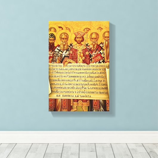 Nicaenum Graecum Leinwanddruck (Insitu (Holzboden))