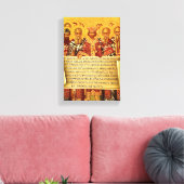 Nicaenum Graecum Leinwanddruck (Insitu (Wohnzimmer))