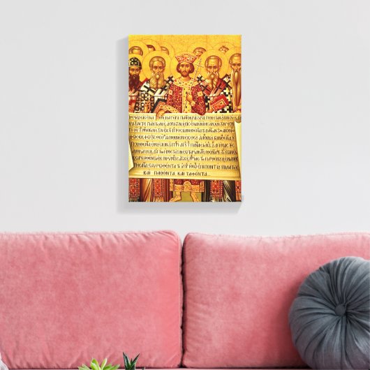 Nicaenum Graecum Leinwanddruck (Insitu (Wohnzimmer))