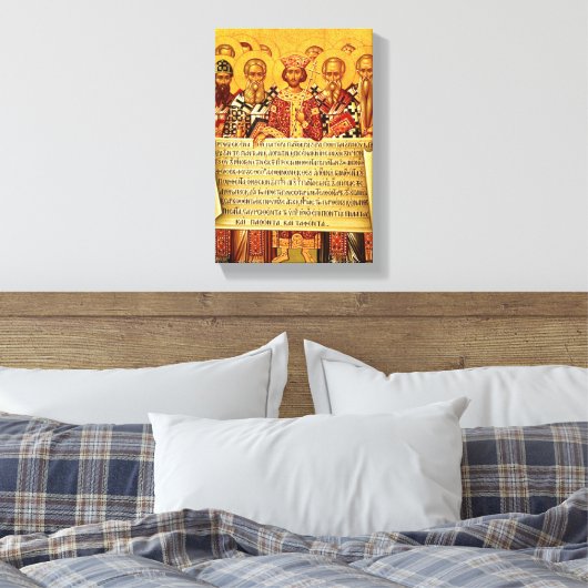 Nicaenum Graecum Leinwanddruck (Insitu (Schlafzimmer))