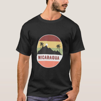 Nicaragua Berg und Palmen T-Shirt