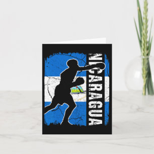 Nicaragua Boxing Team Nicaragua Flag Boxhandschuh Karte