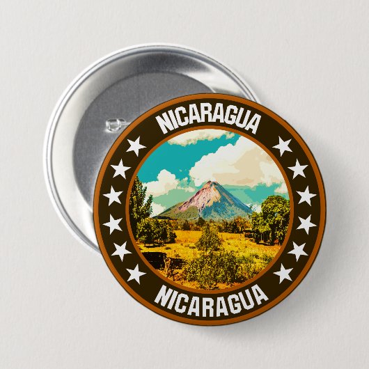 Nicaragua Button (Vorne & Hinten)