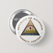 Nicaragua country flag symbol emblem coat arms emb button (Vorne & Hinten)