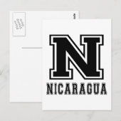 Nicaragua Designs Postkarte (Vorne/Hinten)