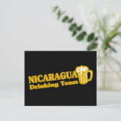 Nicaragua Drinking Team Postkarte (Stehend Vorderseite)