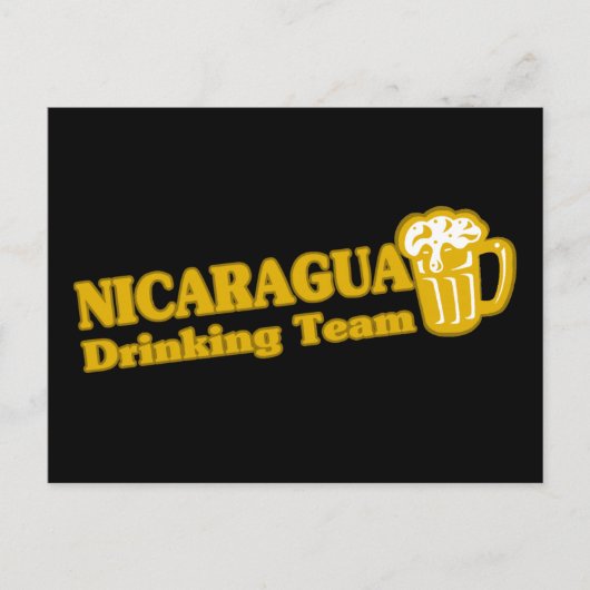 Nicaragua Drinking Team Postkarte (Vorderseite)