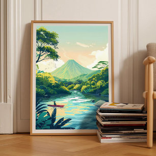 Nicaragua Druck Nicaragua Illustration Nicaragua Poster