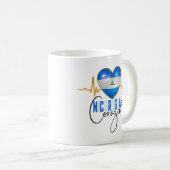 Nicaragua En mi Corazon Nicaraguan Pride Kaffeetasse (VorderseiteRechts)