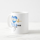 Nicaragua En mi Corazon Nicaraguan Pride Kaffeetasse (Vorderseite Links)