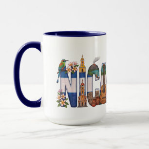 Nicaragua Erbeschaft, Tradition, Flagge & Kultur Tasse