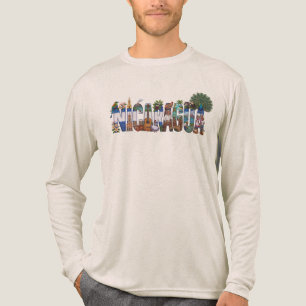 Nicaragua Erbeschaft, Tradition, Flagge & Kultur Tri-Blend Shirt