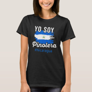 Nicaragua Flag Camiseta Nicaraguan Women Mujer But T-Shirt