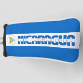 Nicaragua Flag Gorgeous Patriotic Golf Headcover (Vorderseite)