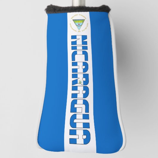 Nicaragua Flag Gorgeous Patriotic Golf Headcover (Rotieren 90)
