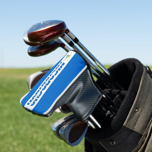 Nicaragua Flag Gorgeous Patriotic Golf Headcover (In Situ)
