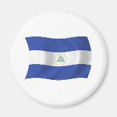 Nicaragua Flag Magnet (Vorne)
