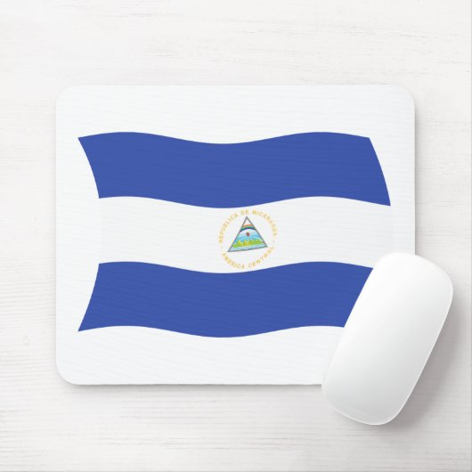 Nicaragua Flag Mousepad (Mit Mouse)