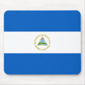 Nicaragua Flag Mousepad (Vorne)