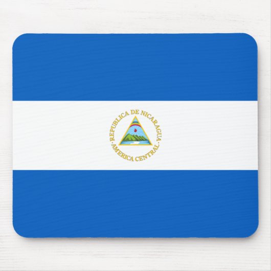 Nicaragua Flag Mousepad (Vorne)