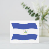 Nicaragua Flag Postcard Postkarte (Stehend Vorderseite)