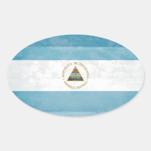 Nicaragua Flag Stickers