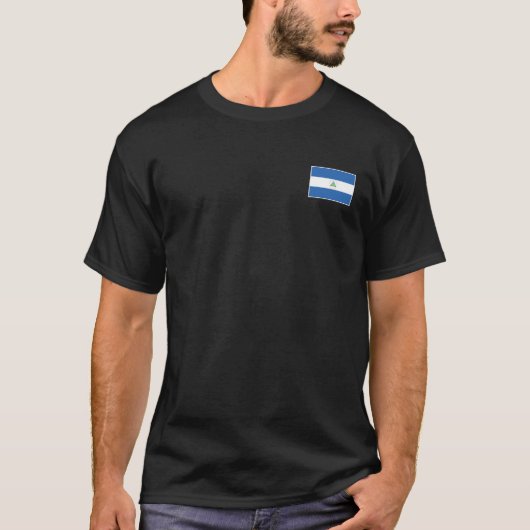 Nicaragua Flag T-Shirt (Vorderseite)