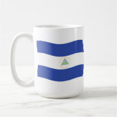 Nicaragua Flag-Tasse Kaffeetasse (Links)