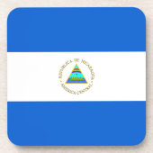 Nicaragua Flag Untersetzer (Vorderseite)